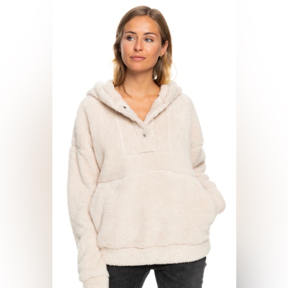 ROXY Surf Spray Sherpa Hoodie - Size L - Picture 5 of 10